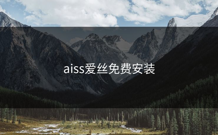 aiss爱丝免费安装